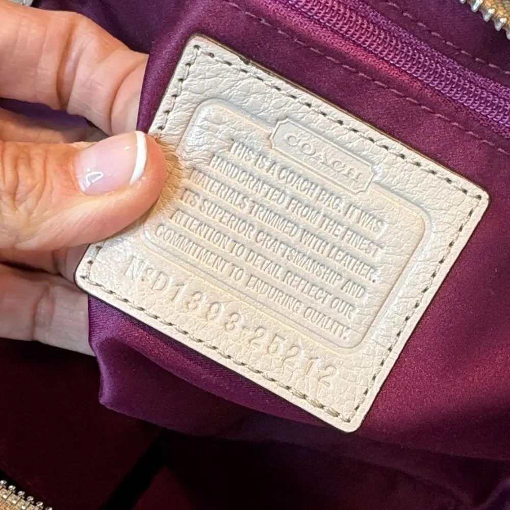 Coach Bag Purse Handbag Kimberly Needlepoint Carry All Crossbody Convert Tote